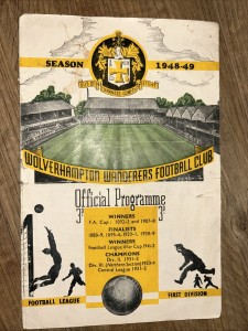 Wolverhampton Wanderers V Derby County 1948/49 for sale on Ebay