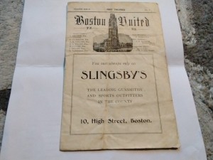 Boston United  v Ransome & Marles Midland League Football Programme 2/11/1946. for sale on Ebay