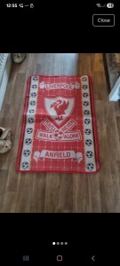 Liverpool FC Vintage Rug Official Merchandise for sale on Ebay