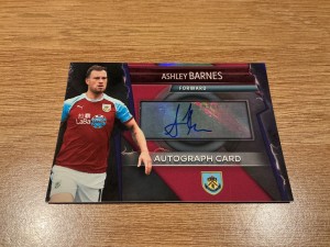 BURNLEY ASHLEY BARNES AUTOGRAPH CARD for sale on Ebay