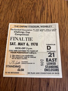 Arsenal v Ipswich Town 6 May 1978 FA Cup Final + Match Ticket for sale on Ebay