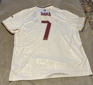 Arsenal 2025/26 Third Football Shirt Size 3XL Saka 7 BNWT for sale on Ebay