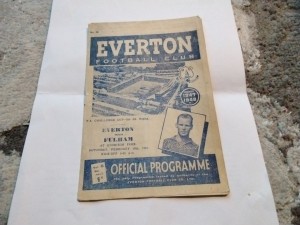 Everton v Fulham  FA Cup 5th Round Replay Football Programme 14/2/1948 for sale on Ebay