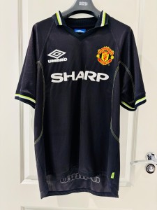 Manchester United Umbro Third Football Shirt 1998/99 Adults L for sale on Ebay