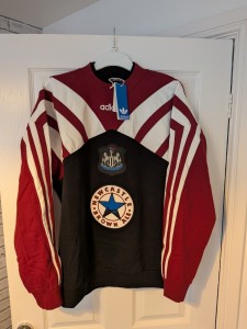 Newcastle United Adidas 1995/96 Sweatshirt / Jumper - Size Large - Brand New for sale on Ebay