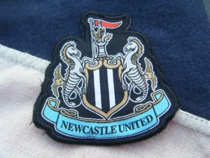 NEWCASTLE UNITED F.C SEW ON BADGE / PATCH  - OFF AN OLD SHIRT ? - THE MAGPIES for sale on Ebay