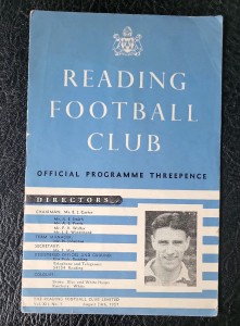 Programme Reading v Coventry City 1957 / 1958 Reserves Football Combination  for sale on Ebay