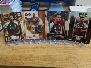 Topps Deco 2025/2026 Aston Villa 4 Base Card Bundle - Konsa, Watkins, Rogers for sale on Ebay