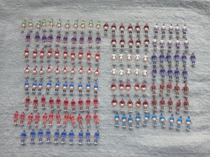 Subbuteo Lightweight Team Figures Job Lot Hand Painted for sale on Ebay