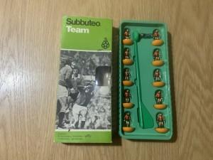 Subbuteo Luton Town 328 LTFC Hand Painted In Classic Kit for sale on Ebay