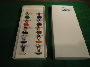 SUBBUTEO SANTIAGO REPAINTED NFL AMERICAN FOOTBALL 10 PLAYERS, 1 PER TEAM for sale on Ebay