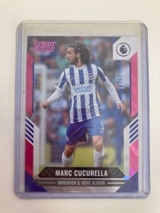 PANINI SCORE 21/22 MARC CUCURELLA BRIGHTON PINK PARALLEL 12/25. for sale on Ebay