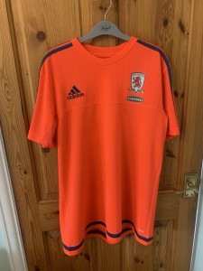 Middlesbrough adidas training top L for sale on Ebay