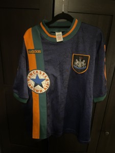 Original Authentic Adidas Newcastle United 1997/1998 Away Shirt Mens Large for sale on Ebay