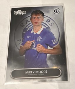 Topps Summer Signings Mikey Moore Rangers FC for sale on Ebay