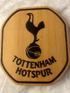 Tottenham Hotspur wooden plaque  for sale on Ebay