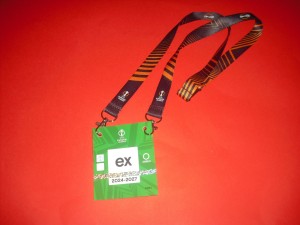 2024/25 EUROPA LEAGUE TOTTENHAM V ALKMAAR OFFICIAL MEDIA TICKET + LANYARD for sale on Ebay