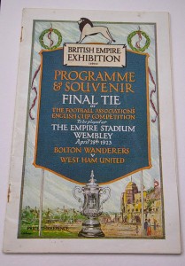 1923 F.A cup final programme Bolton Wanderers Vs West Ham United Cup Final for sale on Ebay