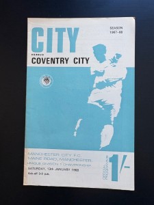 MANCHESTER CITY v COVENTRY CITY...1967/68 DIV 1 for sale on Ebay