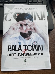 2024/25 BALA TOWN V PAIDE LINNAMEESKOND - EUROPA CONFERENCE for sale on Ebay