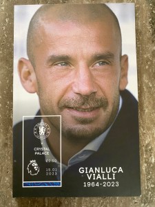 Chelsea Gianluca Vialli Football Programme for sale on Ebay