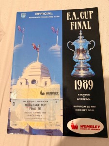1989 FA Cup Final Programme - Everton v Liverpool plus Match Ticket for sale on Ebay