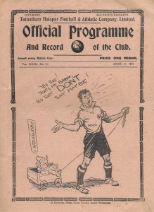 PRE-WAR PROGRAMME - TOTTENHAM HOTSPUR (SPURS) v BARNSLEY - 25 APRIL 1931 for sale on Ebay