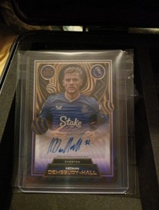 Kiernan Dewsbury-Hall Everton Base Auto - Topps Gold 24/25 for sale on Ebay