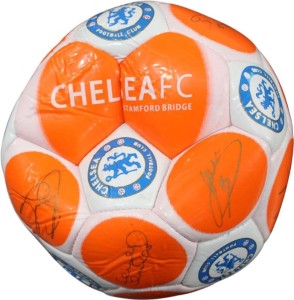 Chelsea Fc Football Club Stamford Bridge Signed Football Orange White for sale on Ebay