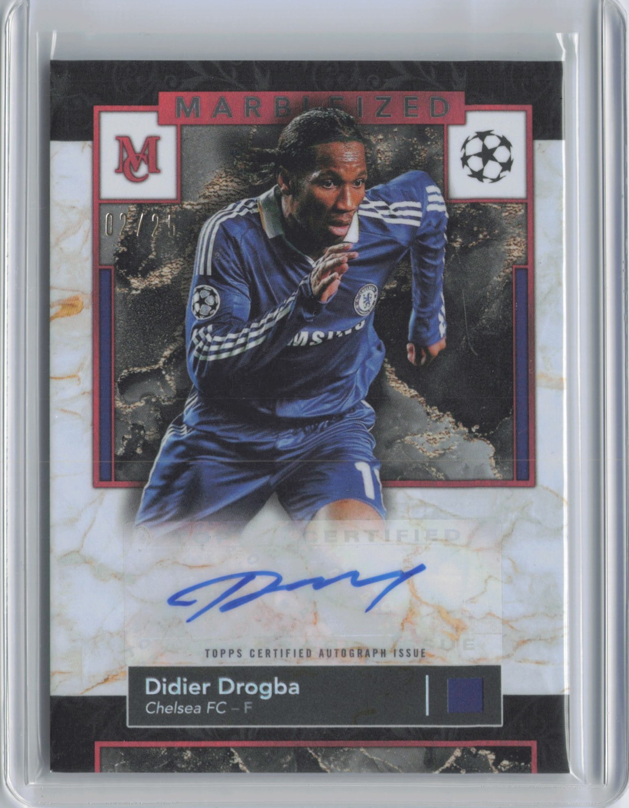 Topps UCC Museum 2025 - Auto - Didier Drogba /25 - Chelsea FC for sale on Ebay
