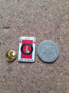 CHARLTON ATHLETIC ACE OF CLUBS BADGE for sale on Ebay