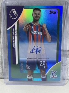 Topps Premier League 25/26 Adam Wharton /150 Autographed - Crystal Palace for sale on Ebay