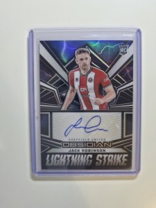 Jack Robinson Panini Obsidian Auto /75 Sheffield United for sale on Ebay