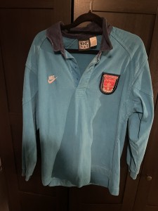 Nike 1994 Arsenal 94/95 Drill Training Rugby Long Sleeve Shirt Away Men’s Medium for sale on Ebay