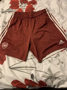 Arsenal Adidas Burgundy Men’s Shorts Size XL for sale on Ebay