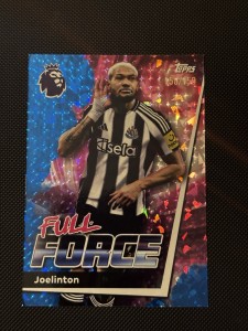 Topps 2026 Premier League  150/150 BOOKEND  Joelinton Newcastle United  for sale on Ebay