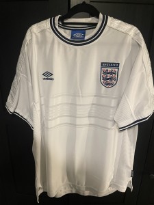 Vintage Umbro Men’s England Football Home Shirt 1999-2001 Men’s XXL for sale on Ebay