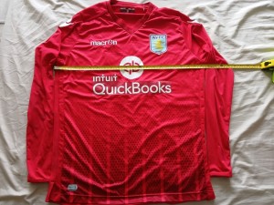 RARE ASTON VILLA MACRON  GOALKEEPERS SHIRT ACADEMY WORN SHORT SET LARGE for sale on Ebay
