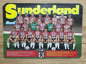 Hand Signed A4 Picture - Sunderland FC 1986/87 season - 19 signatures for sale on Ebay