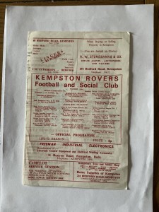 KEMPSTON ROVERS v DESBOROUGH TOWN 1972/3. for sale on Ebay