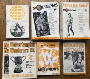 1967-74 Over 60 WOLVERHAMPTON WANDERERS Progs. Inc postponed+1973 crisis progs for sale on Ebay