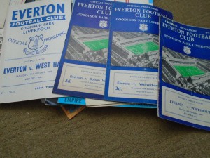 4 EVERTON HOMES 1956-7 TO 1959-60 ALL LISTED for sale on Ebay