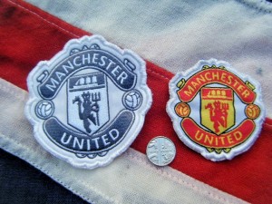 MANCHESTER UNITED FC SEW ON BADGES / PATCH - OFF OLD SHIRTS ? - HOME & AWAY KITS for sale on Ebay