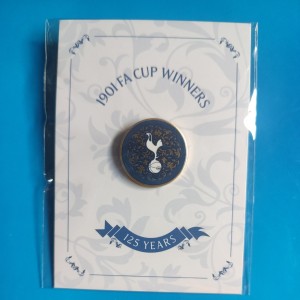 Tottenham Hotspur v Aston Villa 2026 Hospitality Pin Badge 125 Years 1901 FA Cup for sale on Ebay