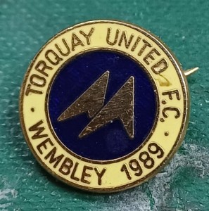 RARE England Torquay United FC Football Club Enamel Pin Badge for sale on Ebay