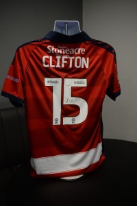 Harry Clifton Match Issue & Signed Doncaster Rovers v Southampton Shirt for sale on Ebay