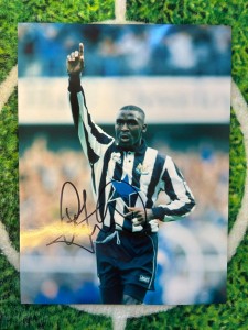 Andy Cole Newcastle United Signed 8x6” Photo wCOA for sale on Ebay