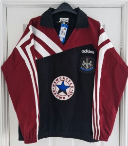 Newcastle United adidas 1995/96 Drill Top, Size LARGE, BNWT and Still In Bag for sale on Ebay