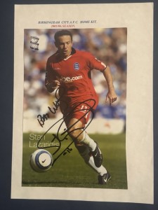 Stan Lazaridis- Birmingham City Fc Signed Picture for sale on Ebay