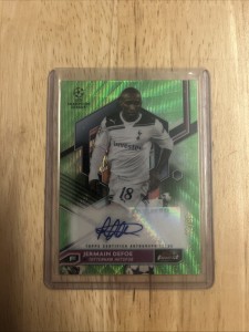 Jermain Defoe Auto 2022-23 Topps Finest Tottenham Hotspur England Autograph /99 for sale on Ebay